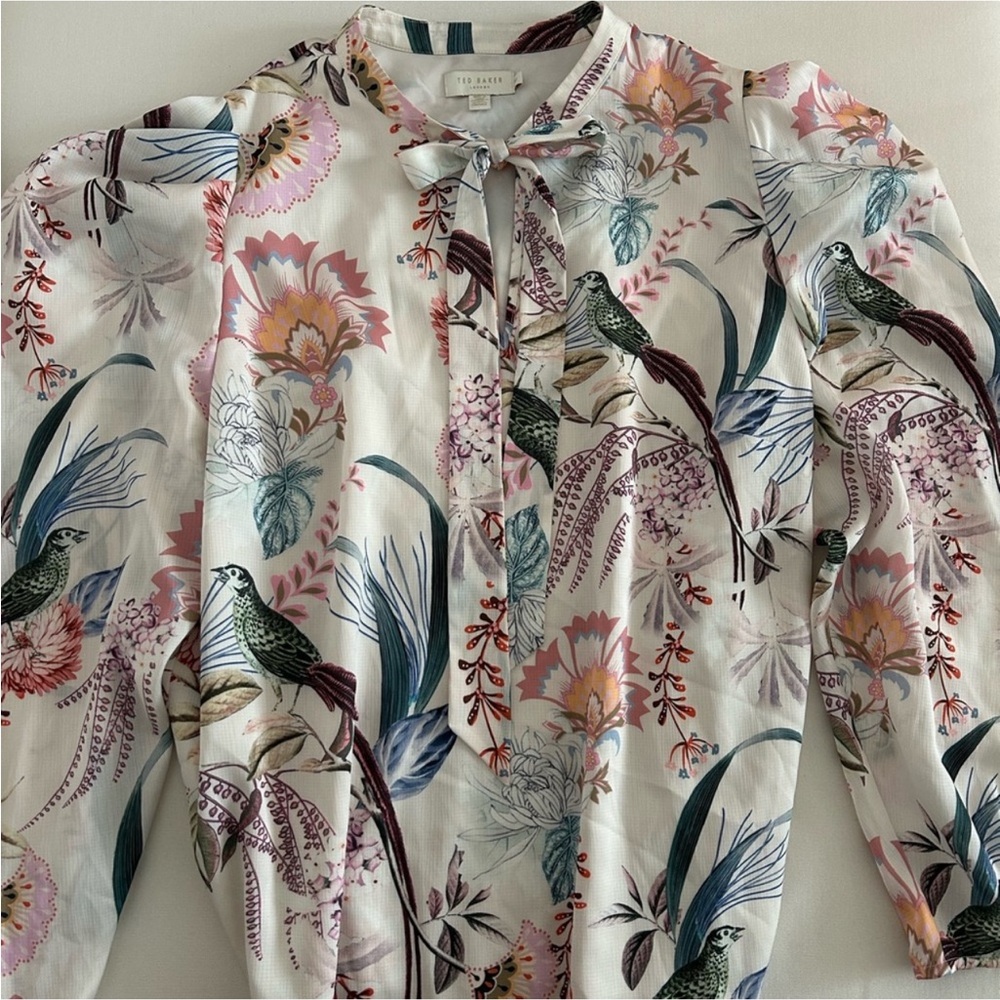 Ted Baker Floral Blouse - Multicolor - Picture 4 of 4